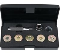 KS TOOLS Kit de réparation des bouchons de vidange et des filetages 12 pièces M17 x 1,5 - 150.4930