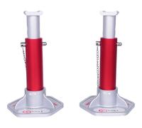 KS-Tools Kit de tréteaux en aluminium 160.0315 Tréteaux, tréteaux d'appui pour voitures, en 2 parties avec capacité de charge de 3 t
