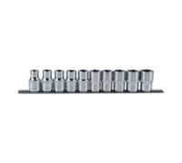 KS Tools KS Tools 1/2" Jeu de douilles 6 pans CHROMEplus, 10 pcs. Quantité:1