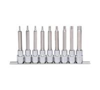 KS Tools Jeu de douilles tournevis TX 1/2" CHROMEplus, longues, 9 pièces T20–T60