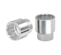 1" Llave de vaso de 12 cantos, corta, 2.7/16"