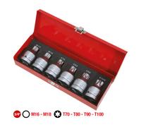 KS Tools KS Tools 3/4" Jeu d'embouts à choc XZN+TX, avec perçage, 6 pcs. Quantité:1