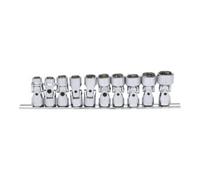 KS Tools KS Tools 3/8" Jeu de douilles articulées 6 pans CHROMEplus, 10 pcs. 10-19 mm Quantité:1