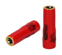 KS TOOLS Douille 3/8" Torx E avec revêtement isolant, E14, longue