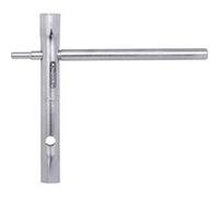 Ks Tools 518.0871 - Clé à tube droite - 8 x 9 mm - En chrome Vanadium - Finition Satinée