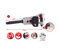 KS Tools KS Tools Clé à choc pneumatique haute performance superMONSTER 1", 3405 Nm, 504 mm Quantité:1