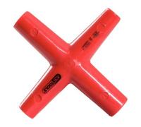 KS TOOLS Clé en croix avec revêtement isolant, 14x17x19x22 mm