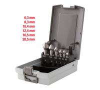 KS Tools – Coffret de forets aléseurs HSS-Co 90° 6 pièces en boîte PVC