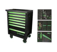 KS TOOLS COMPETITION Servante d'atelier avec 7 tiroirs et 119 outils d'excell...