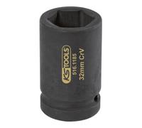 KS Tools Douille hexagonale 516.1185 – 1" (SW 32 mm) – Quantité 1