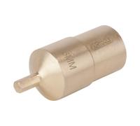 KS Tools 963.1310 - Douille tournevis 6 pans 1/2" creux 19mm, 60mm - Version courte - Gamme BRONZEplus - Alliage en Aluminium Bronze - Antidéflagrant