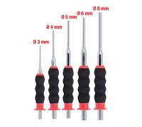 KS TOOLS Jeu de chasses, forme cylindrique, 5 pcs