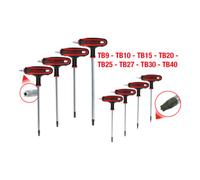 KS Tools KS Tools ERGOTORQUEplus T-Handle TX-Angled socket wrench set, 8 piecesHole Quantité:1