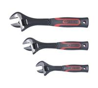 KS Tools KS Tools Jeu de clés à molette à manche bi-matière, 3 pcs. Quantité:1
