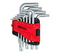 KS TOOLS Ensemble de tournevis coudés Torx 151.4900, courts, 10 pièces
