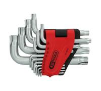 KS Tools Jeu de clés mâles coudées Torx 151.4610 — courtes, 14 pièces (T8–T80)