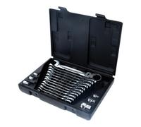 KS Tools KS Tools Jeu de clés mixtes à cliquet à tête inclinable à verrouillage GEARplus, 18 pcs. Quantité:1