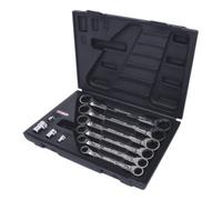 KS TOOLS Jeu de clés polygonales à cliquet GEARplus, 10 pcs 8-19mm
