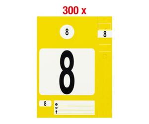 KS Tools KS Tools Jeu de portes-clés, jaune, pack de 300 Quantité:1