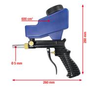 KS Tools KS Tools Pistolet de sablage pneumatique, 260 mm Quantité:1