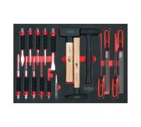 KS Tools KS Tools SCS Module de limes, marteaux et burins, 18 pcs., modules système 1/1 Quantité:1
