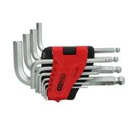 KS Tools KS Tools set de clés à bille à six pans creux, 10 pièces, courtes, 1/16"-3/8", avec clé Allen Quantité:1