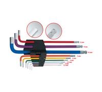 KS Tools KS Tools set de clés Allen à bille, 9 pièces avec support à charnière Quantité:1