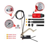 KS TOOLS Unité hydraulique 22t, avec pompe hydraulique et manomètre, 15 pièces 440.0580