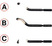 KS TOOLS Lame de rechange pour ébavureur HSS E 300 - 205.2013