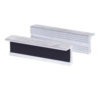 KS-Tools Mâchoires de protection en aluminium, à structure fine, magnétiques, protection du matériau, 100-175 mm Taille:140 mm