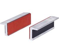 KS Tools Mors de protection pour étau en aluminium, revêtement caoutchouc, 100 mm