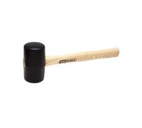 Maillet caoutchouc 500g - tête Diam.60mm - avec manche frêne galbé KS TOOLS - 140.5222