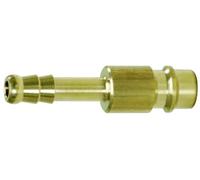 KS TOOLS Mamelon en laiton avec embout pour tuyau, Ø6mm 515.3495