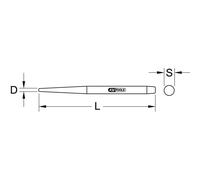 KS TOOLS Mandrin de montage 12 mm - 129.2186