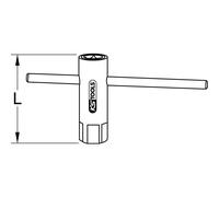 KS TOOLS Manette pour rallonge 200 mm - 331.0627