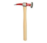 KS Tools Marteau à débosseler 140.2131 panne coudée, tête ronde plate, acier poli