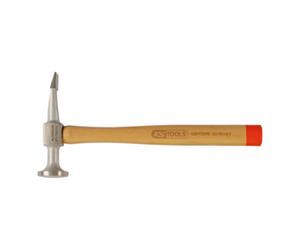 KS Tools Marteau pour carrosserie en aluminium, tête bombée, ronde/pointe plate Quantité:1