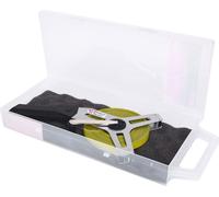 KS Tools Mètre ruban à cadre avec ruban en acier jaune, 50m