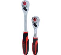 KS TOOLS Monster Jeu de cliquets réversibles 2 pces 1/4"+1/2" - 935.0002
