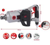 KS TOOLS Monster Super Clé à Chocs - Version Courte - 3405Nm - 350mm - 515.3270