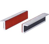 Mordazas protectoras de aluminio con revestimiento de goma para tornillo de banco, 140 mm