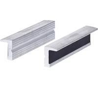 KS TOOLS Mordaches en aluminium aimantées pour étaux, structure fine,120mm