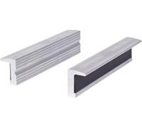 KS-Tools Mâchoires de protection en aluminium, à structure fine, magnétiques, protection du matériau, 100-175 mm Taille:140 mm