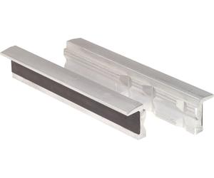 KS TOOLS Mordazas protectoras de aluminio con sujeciones trapezoidales para tornillo de banco, 100 mm