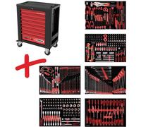 KS Tools NEW-63153 Servante datelier Couleur: noir, rouge