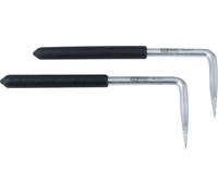 KS TOOLS Outil de démontage d'airbag 2 pièces Seat / Škoda Fabia / Octavia / Volkswagen Golf 4 / New Beetle - 140.2311