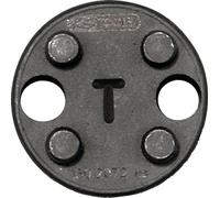 KS TOOLS Outil pour piston de frein Adaptateur #T Ø 25 mm - 150.2072