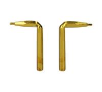 KS Tools Paire de pointes pour pinces à circlips à double articulation, 1,0 mm, coudées Quantité:1