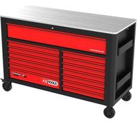 KS Tools PERFORMANCEplus P45 Chariot d'atelier NOIR/ROUGE avec 14 tiroirs KS Tools Quantité:1