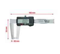KS Tools Pied à coulisse KS Tools digital pour disques de frein 0 - 60 mm, 160mm Quantité:1